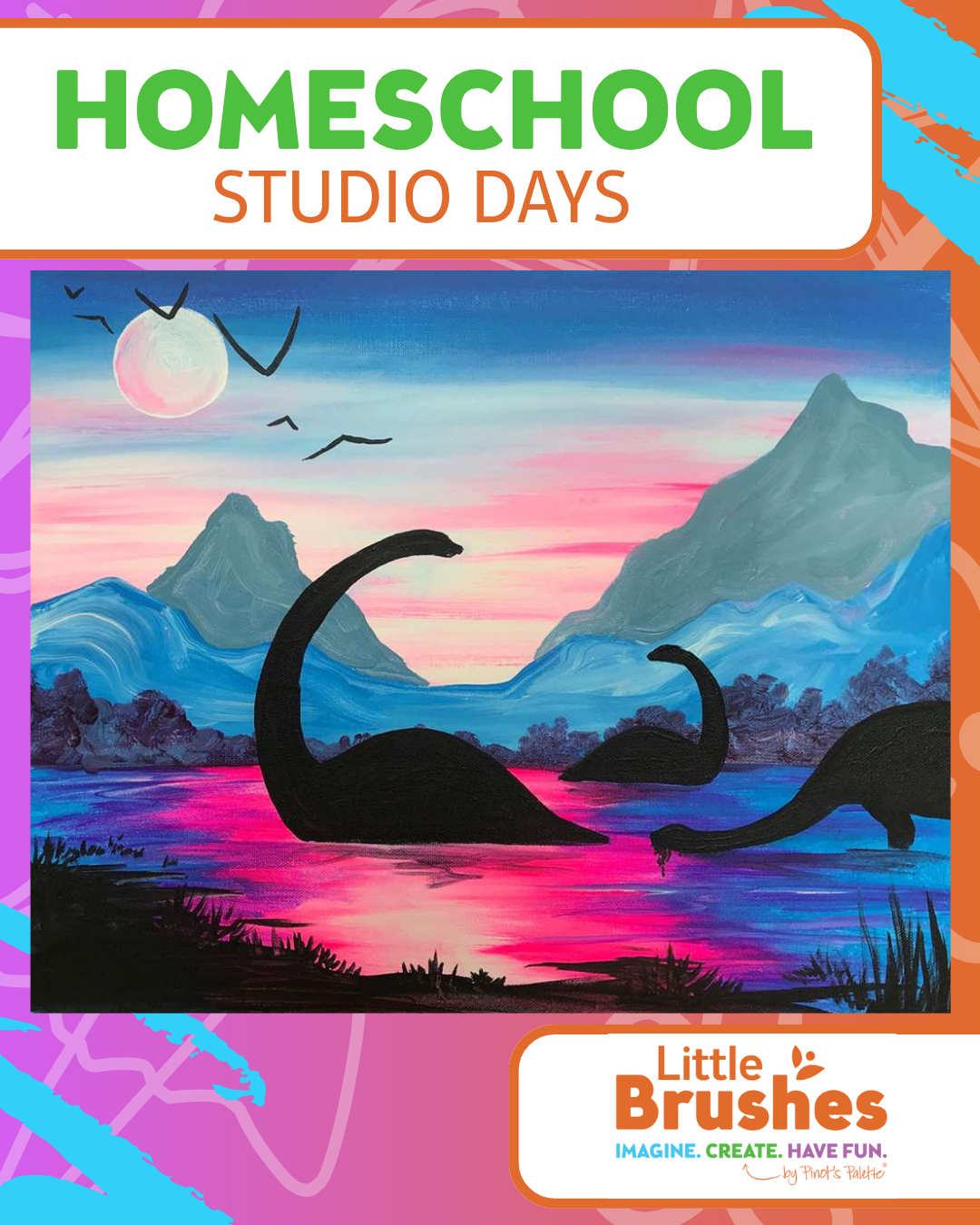 Dinosaurs at Dusk